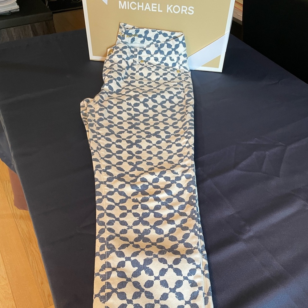 Perfect Cropped Michael Kors Patterned Jeans - image 3